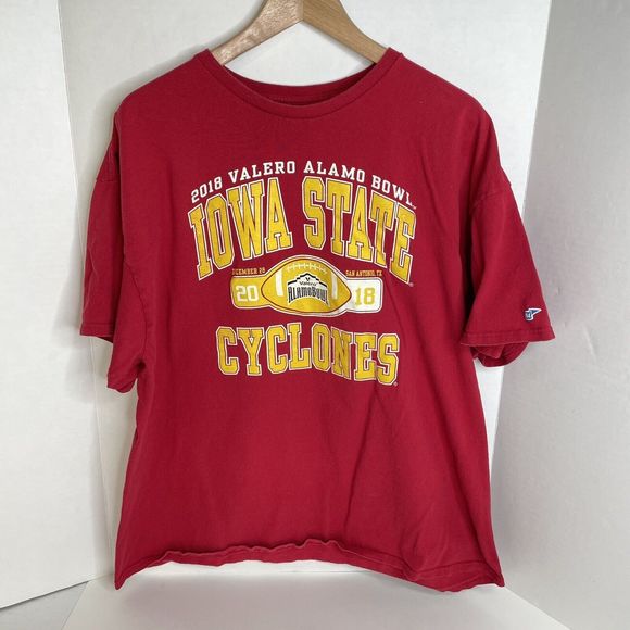 Iowa State Cyclones 2018 Alamo Bowl, 2XL, Red, Short Sleeve Graphic Shirt - Picture 1 of 7